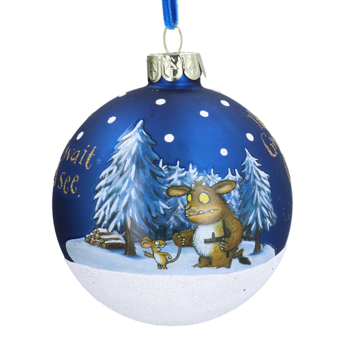 Glass Ball, 8cm - Gruffalo's Child Snow Scene