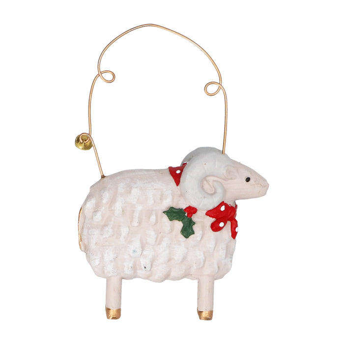 Resin Dec, 7cm - Ram w Scarf