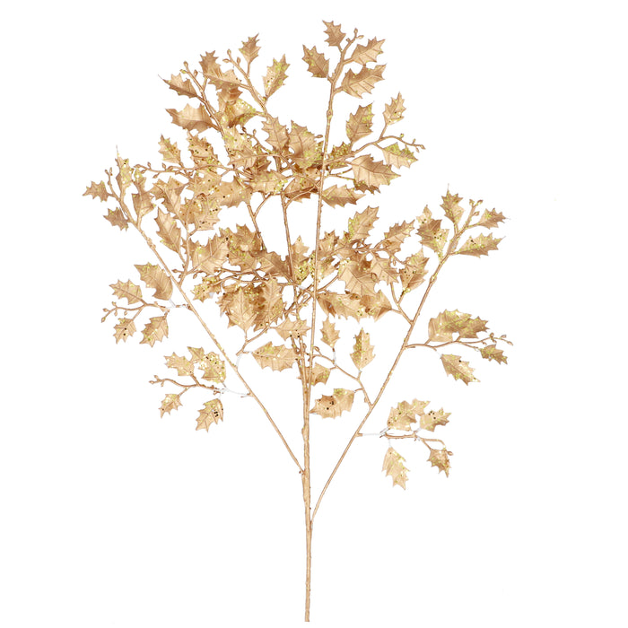 Gold Holly Spray