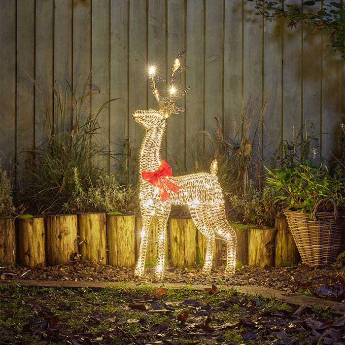 GlitterTwist Reindeer 80cm - Gold, LV