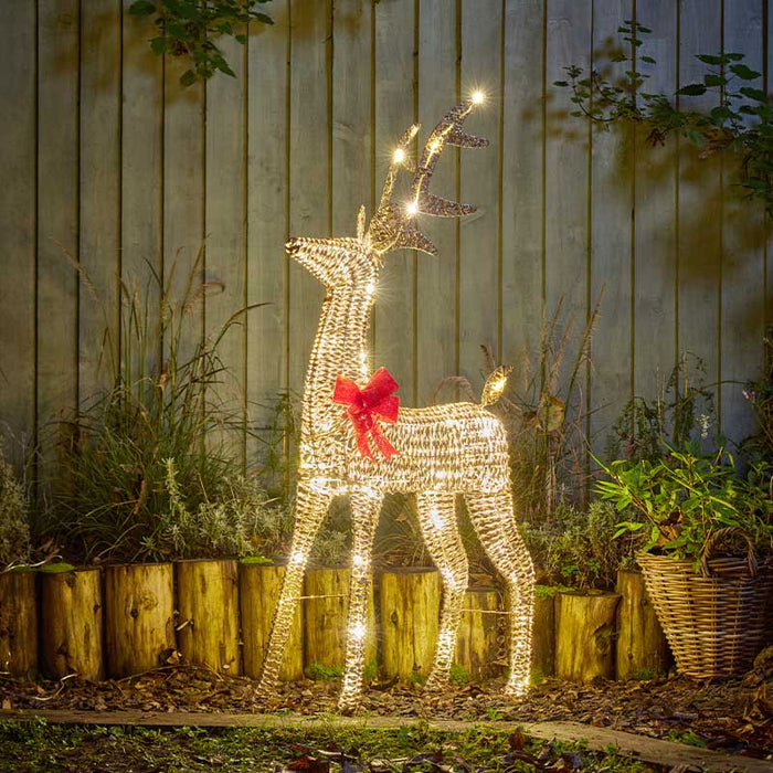 GlitterTwist Reindeer 95cm - Gold, LV