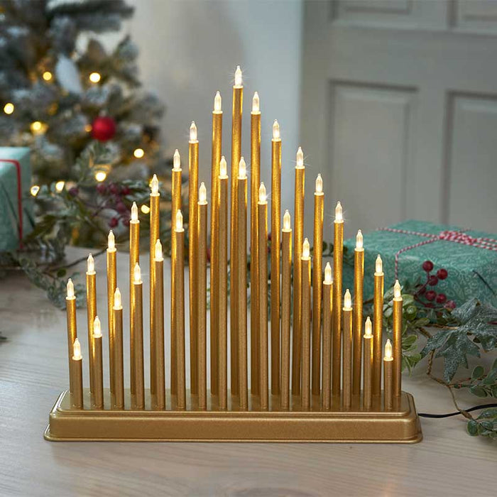 33 LED CandleBridge - Gold