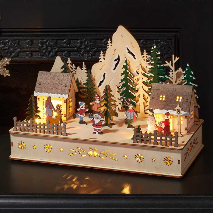 InLit Santas Woodland Village