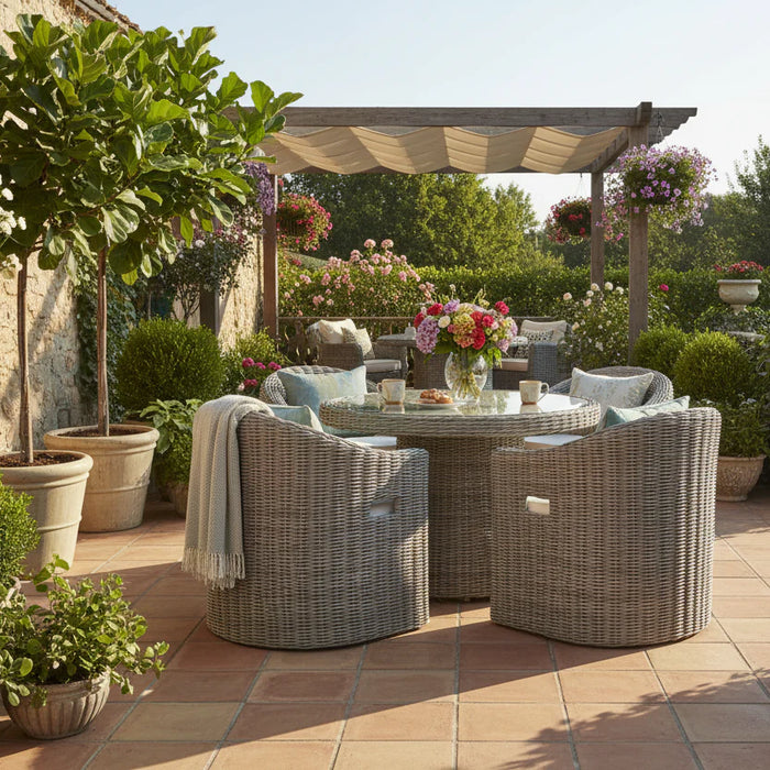 Bologna 4 Seater Set