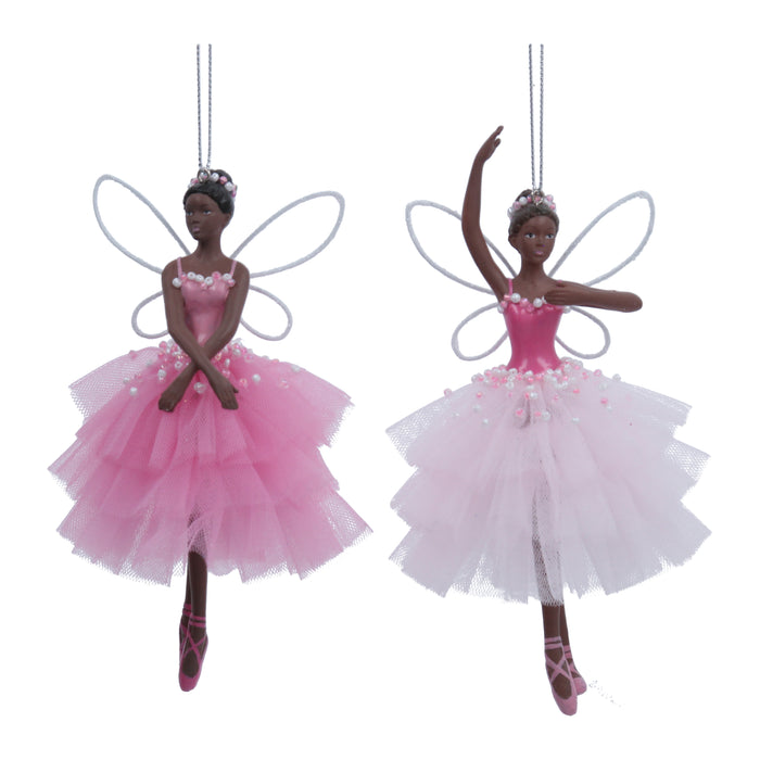 Pink/Irid Black Ballerina Resin/Fabric De