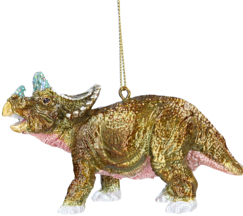 Metallic Resin Dinosaur Dec, 5as
