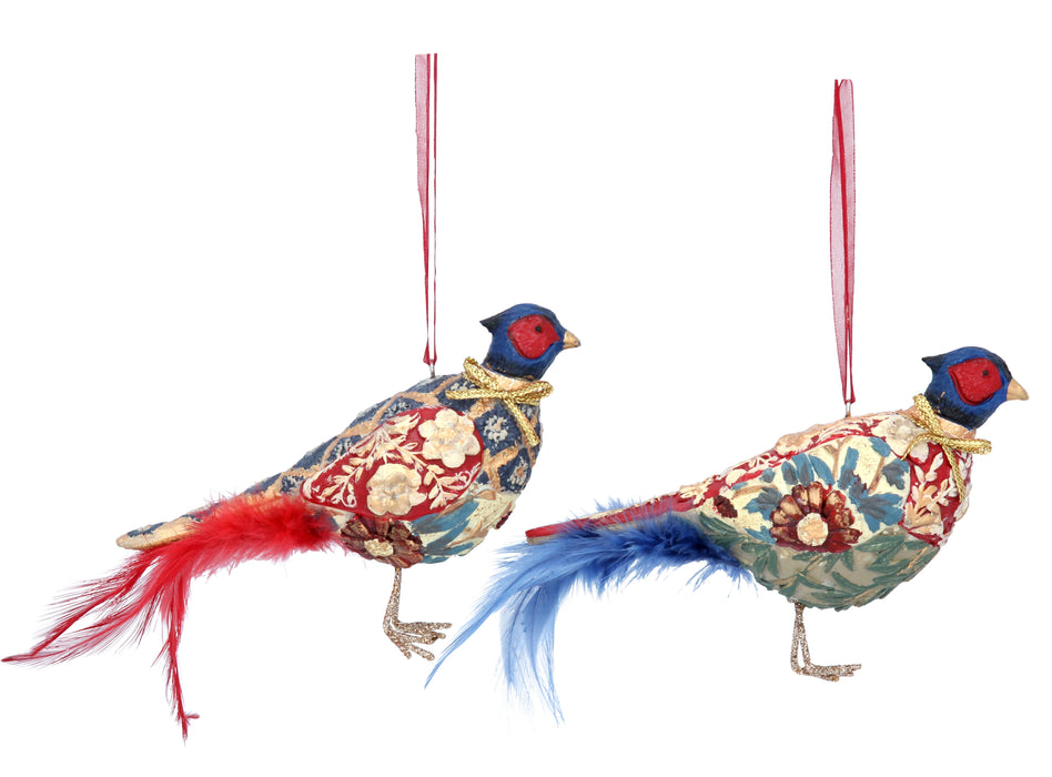 Christmas Arts&Crafts Resin Pheasant Dec,