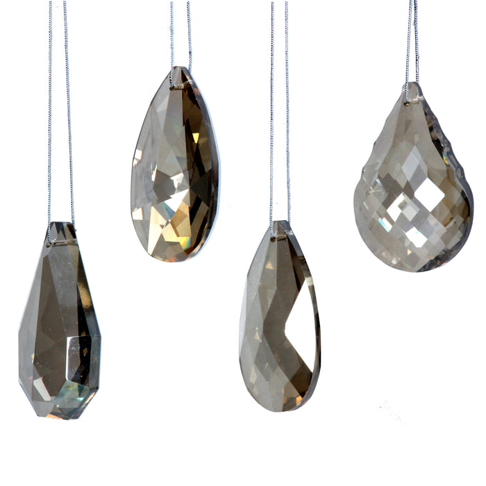 Smoked Glass Crystal Dec, 4as