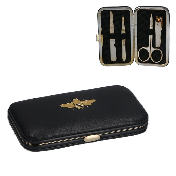 Black Gold Bee Manicure Set