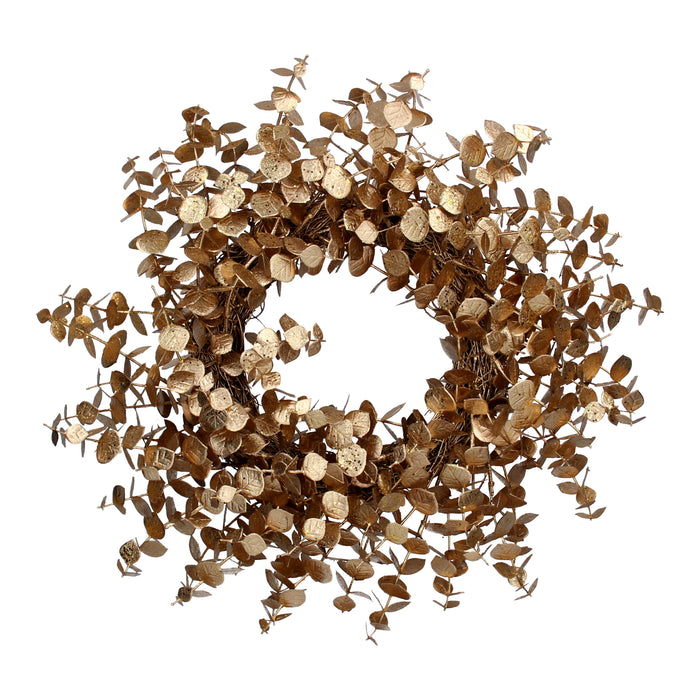 Gold Eucalyptus Wreath