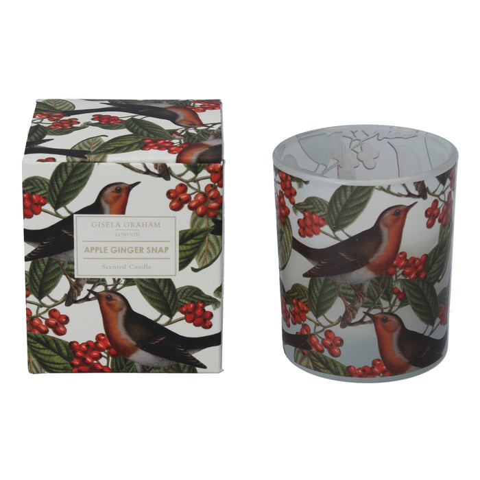 Robin/Berry Boxed Candle Pot, Lge