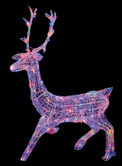 Multi Action Stag Multi Coloured 1.4m