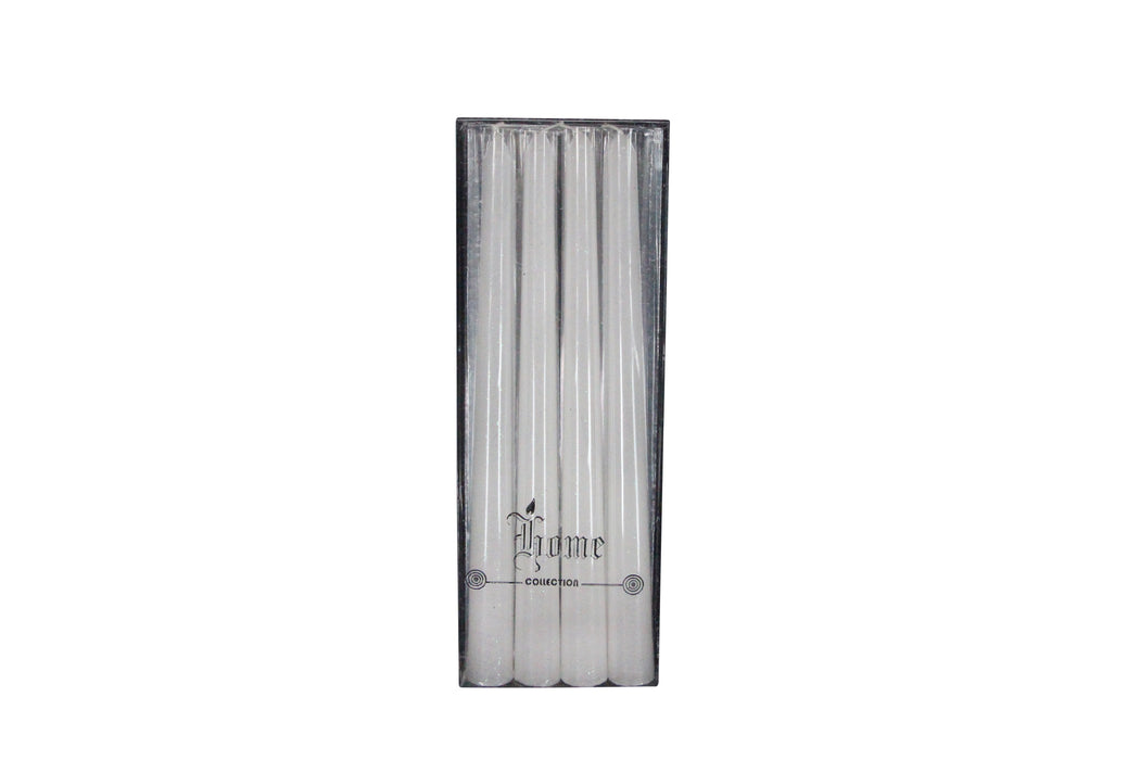 Irid Glittered Taper Candle, Pack/4,  (Lx