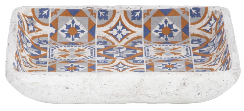 AC182 - PORTUGUESE TILED BIRD BATH