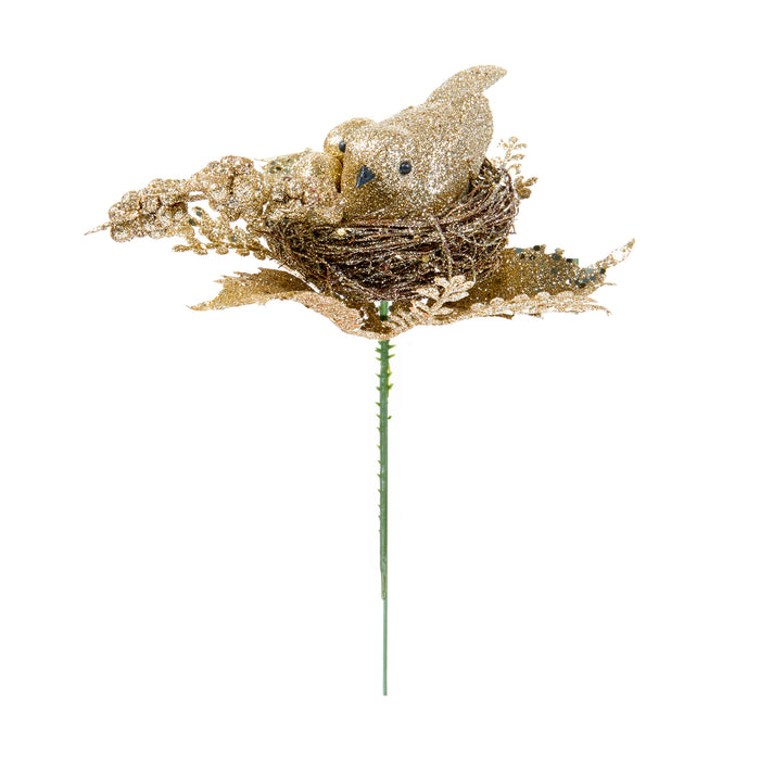 17cm Glitter Robin Pick