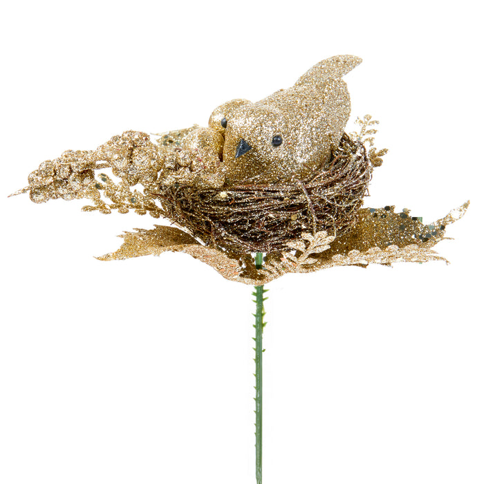 17cm Glitter Robin Pick