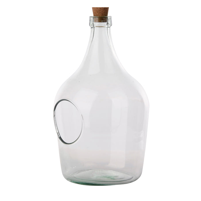 AGG84 - OPEN TERRARIUM CLEAR BOTTLE ( 5 L