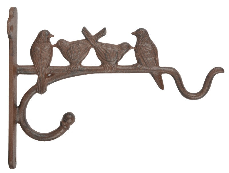 BPH69 - HANGING BASKET HOOK WITH BIRDS