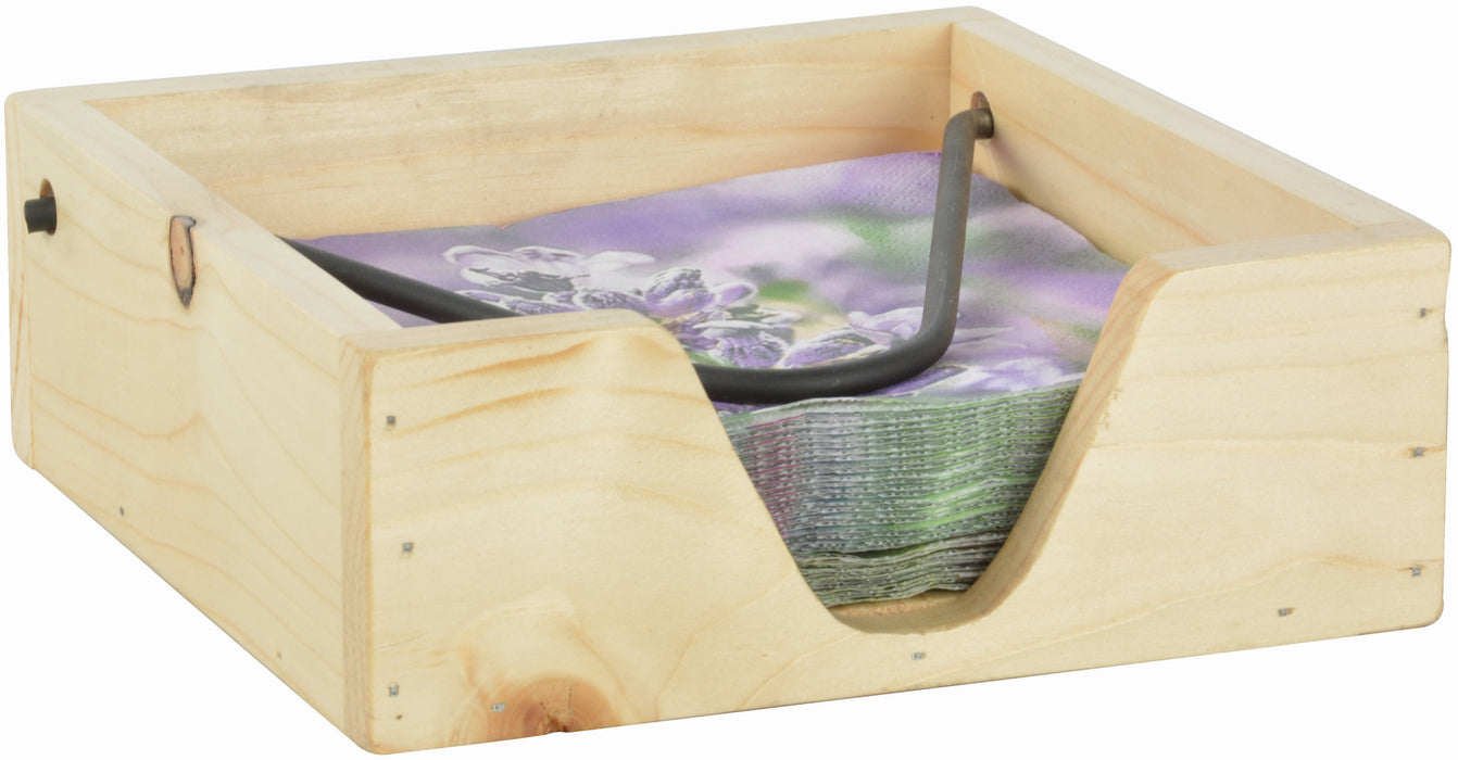 C2082 - WOOD NAPKIN HOLDER FSC 100%