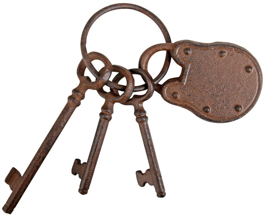 DB64 - CAST IRON KEYS WITH PADLOCK