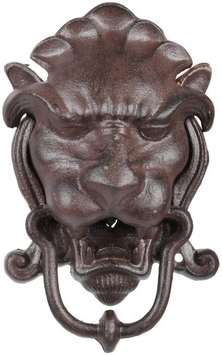 DB88 - CAST IRON DOOR KNOCKER LION HEAD