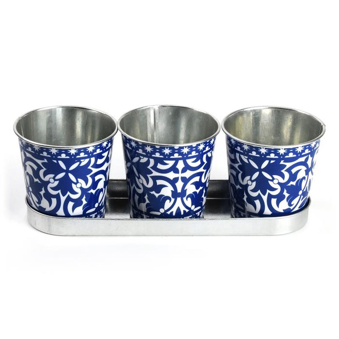 EL077 - PORTUGUESE 3 POTS ON TRAY