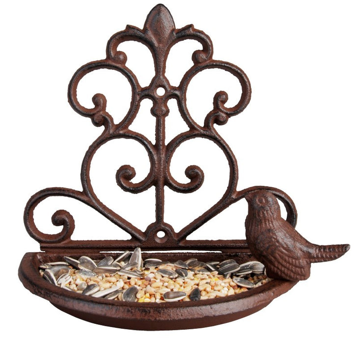FB266 - CAST IRON WALL BIRD FEEDER