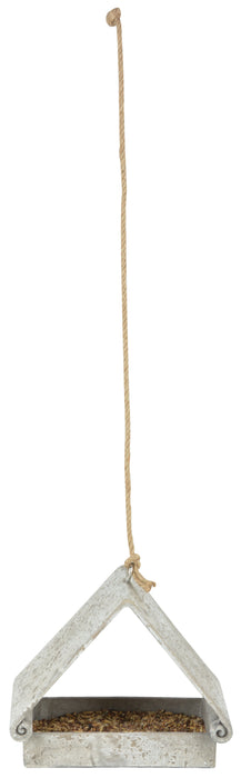 FB411 - AGED RESIN DOME HANGING BIRD FEED