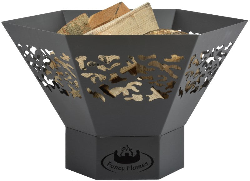 FF293 - FIRE GLOBE LASER CUT (LEAVES)