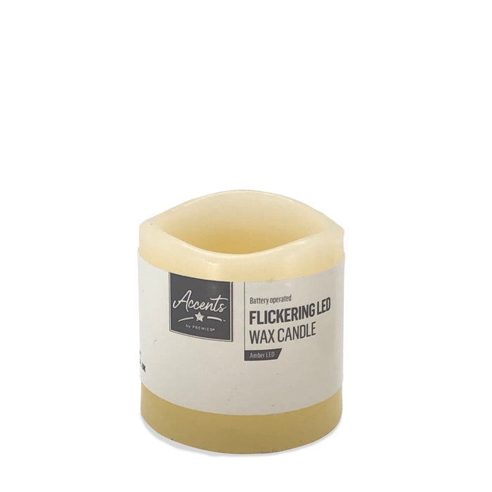5cm Cream Flicker Wax Candle