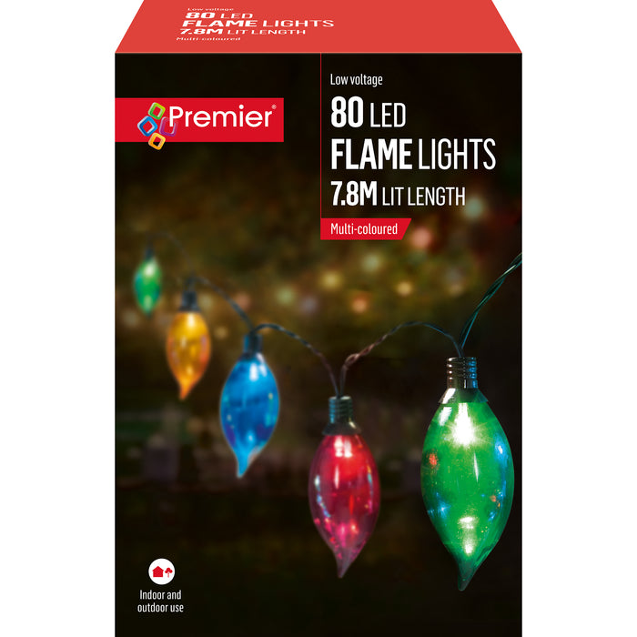 40 Flame Light w-80 Multi LED