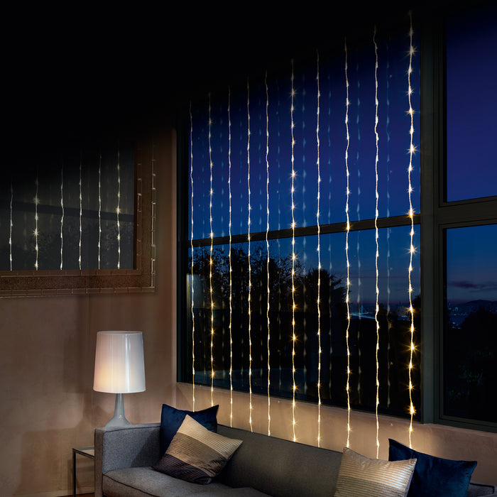 240 Warm White Led Waterfall