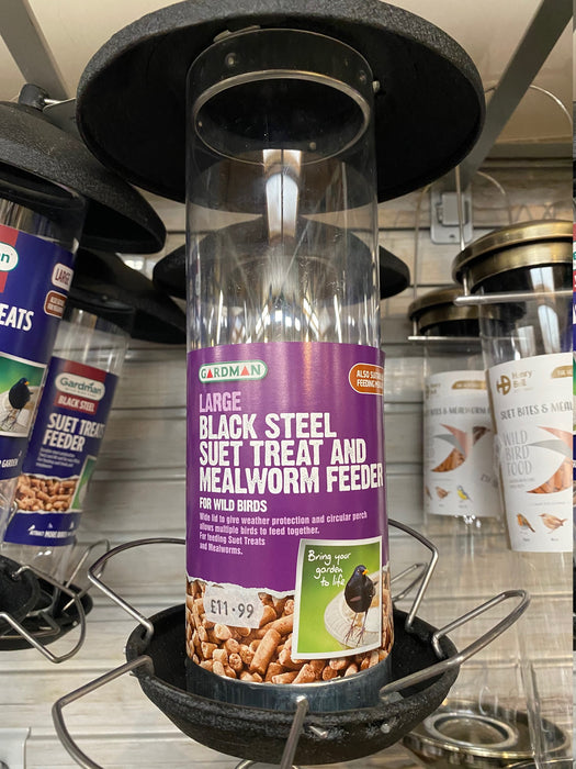 Suet Treat And Mealworm Feeder Large