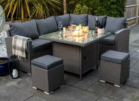 wiillow compact fire pit set