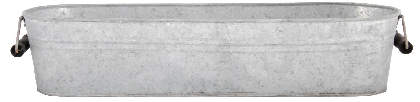 OZ49 - OLD ZINC FLOWER POT (9CMS)