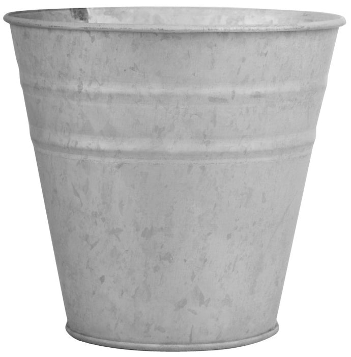 OZ50 - OLD ZINC FLOWER POT (12CMS)