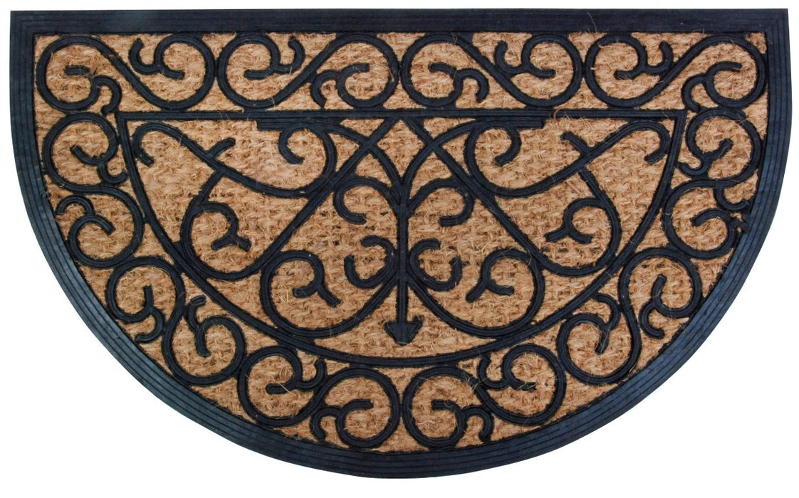 RB08 - RECTANGLE RUBBER/COIR DOORMAT