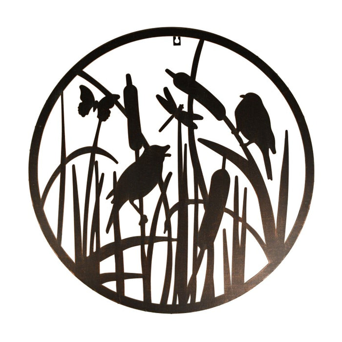 TT217 - WALL ART OVAL DEER